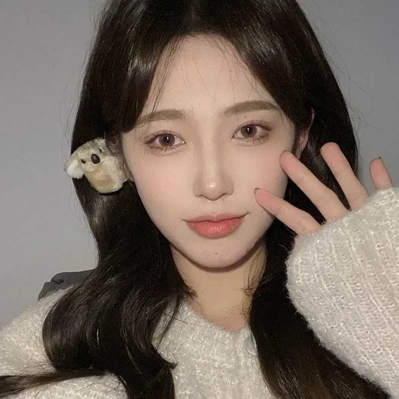 Super Plush Koala Bear Hair Clips Hairpins Cute Fluffy Animal Bobby Pin Hairslide for Girl Headwear Koala Barrettes AccessoriesW254021