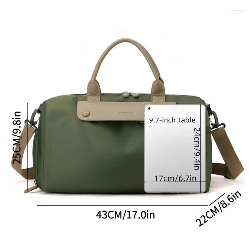 Duffel Bags Large Durable Water-Resistant Men's Travel Bag Multipurpose Messenger Convertible To Shoulder & Crossbody Carry / Handbag Y260225