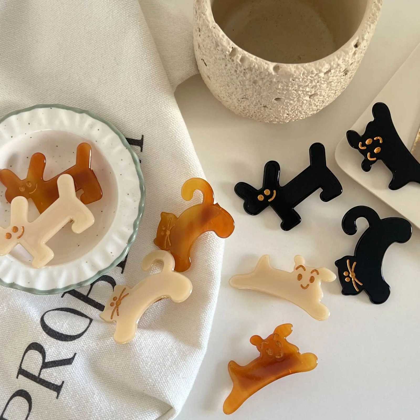 Wholesale Korean New Cute Mini 5CM Animal Side Clip Simple Acetic Acid Bangs Hair clips Duckbeak Clips Hair AccessoriesW254021