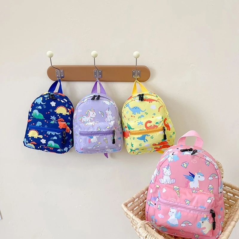 Childrens Cartoon Dinosaur Backpacks for Teenager Cute Kindergarten Schoolbag Waterproof Kids Book bags Boys Girls Animal Bag 251021