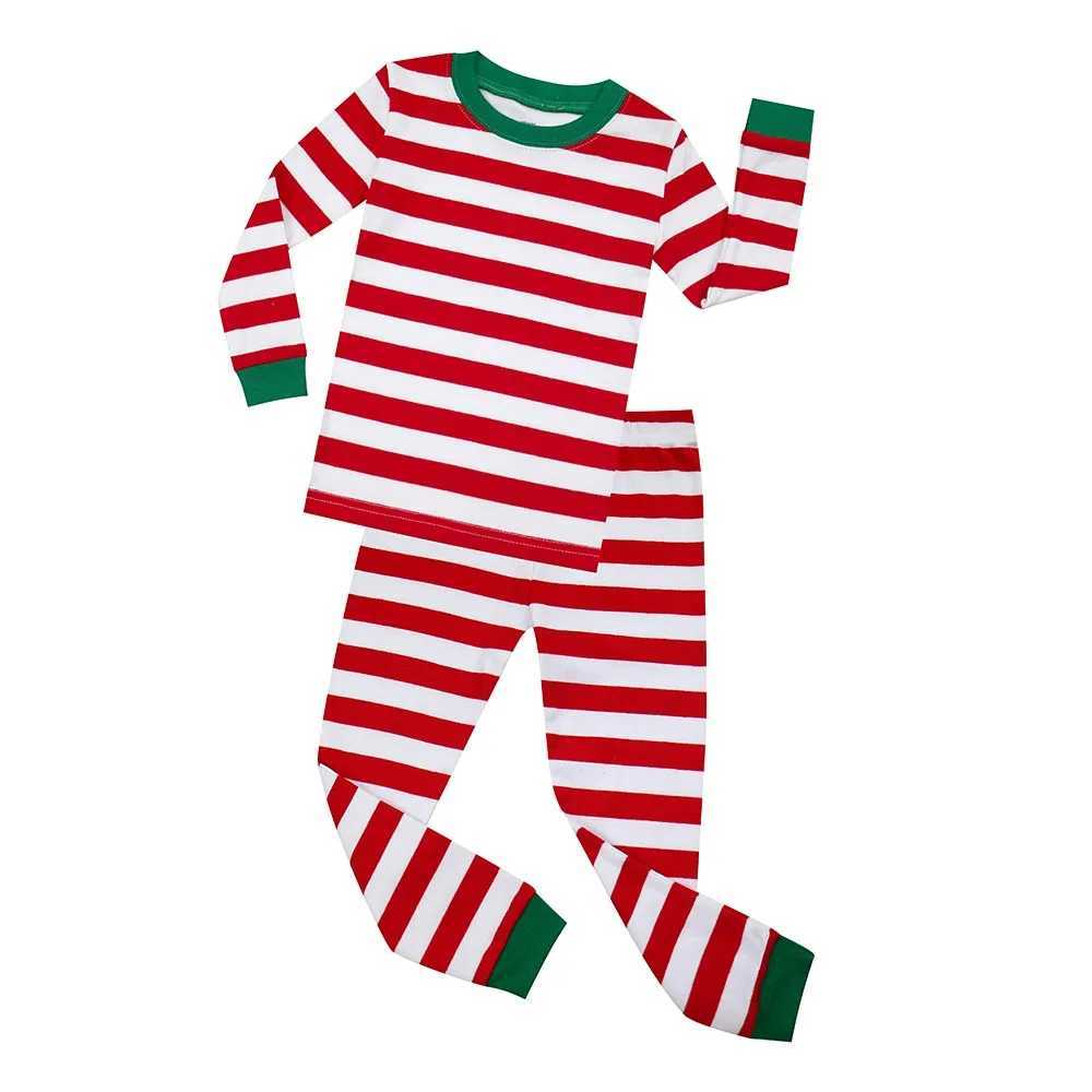 Christmas Dad Mom Kids Matching Pajamas Set Red White Striped Long Sleeve Soft Sleepwear Holiday Family Outfits L251021V5OV