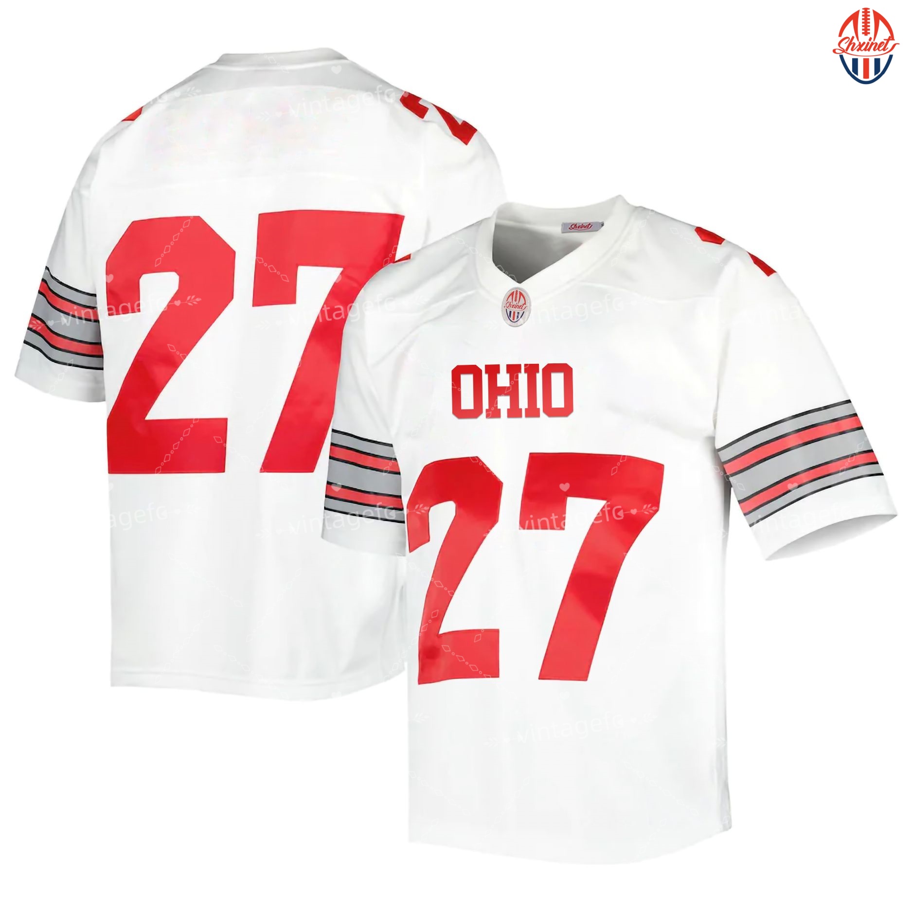 2025 College National Champion Buckeyes Jersey 4 Jeremiah Smith Ohio States Jack Sawyer Will Howard Caleb Downs Treveyon Henderson Simon Denzel Burke 