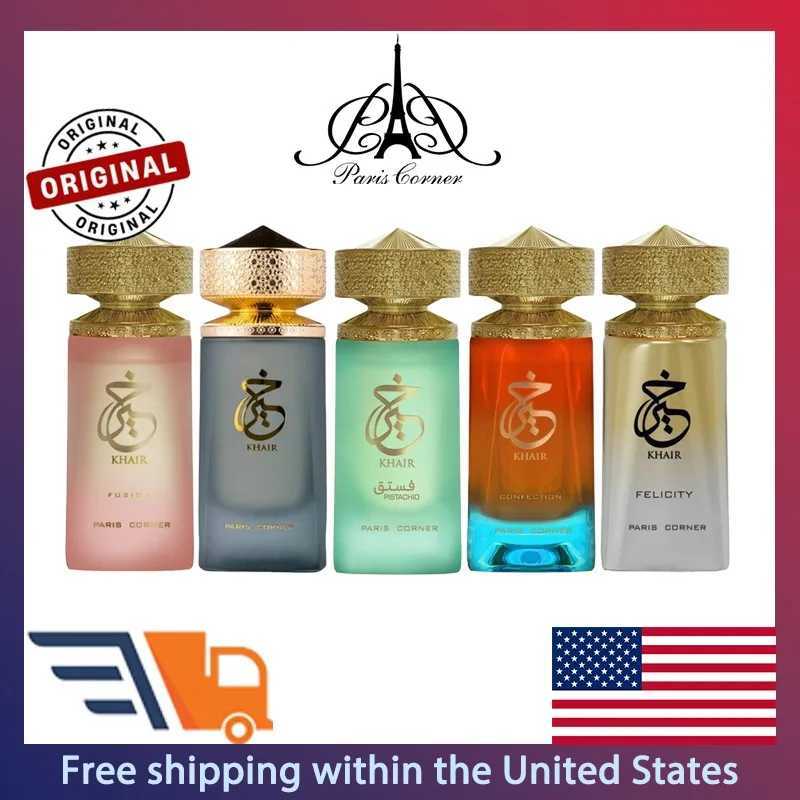 PARIS CORNER Khair Series Eau de Parfum Spray 100ml Perfume Lasting Floral Fruity Perfume Pheromones Mens Cologne Gift L251021