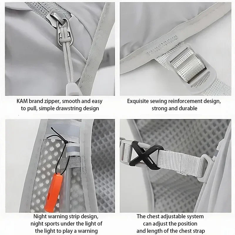 Women Men Running Hydration Vest Camping Hydration Bladder Bag Water Pack Backpack Vest for Trail Hiking Gear Cycling Jogging 251016