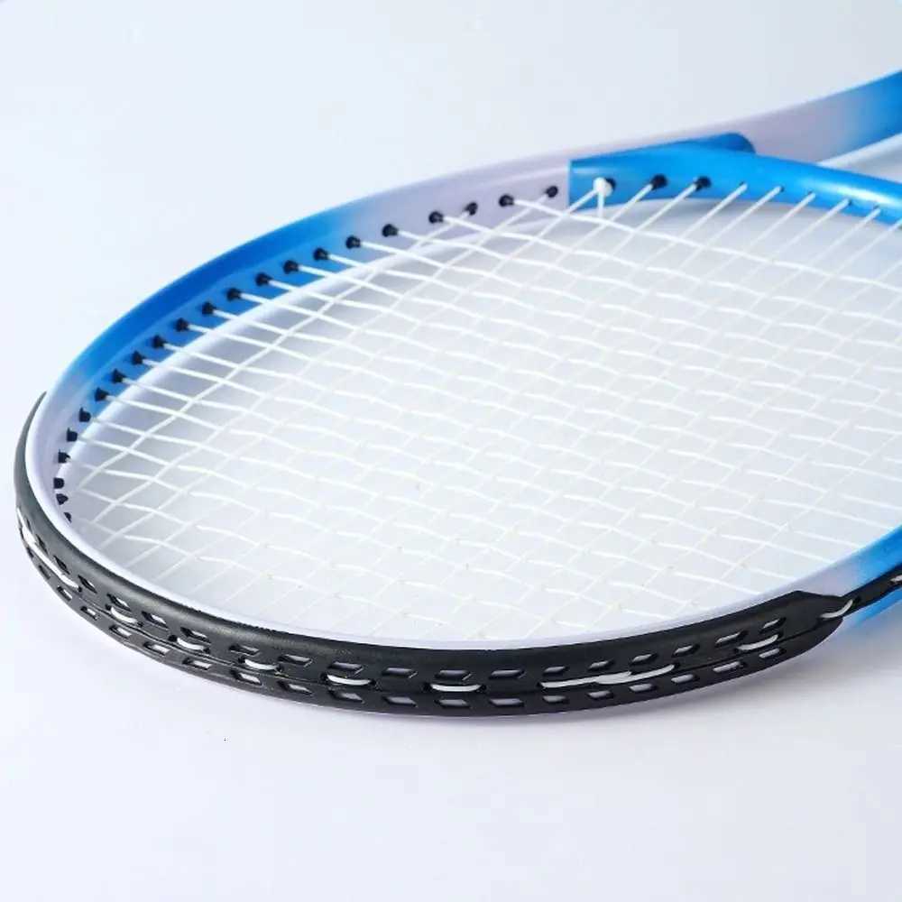 Single Tennis Racket Set for Kids Shock Absorbing Portable Tennis Trainer Rebound with Carry Bag 23inch Sports Game Toys W251021