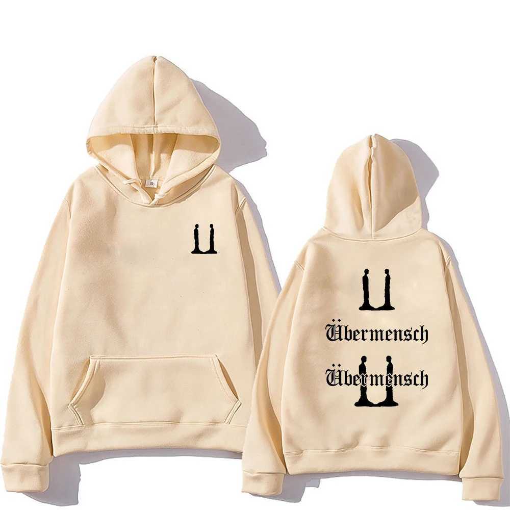 GDragons bermensch Hoodie 2025 New Album Menwomen Hoodies Harajuku Aesthetic Winter Clothes Pullover Sweatshirt Vintage J251021