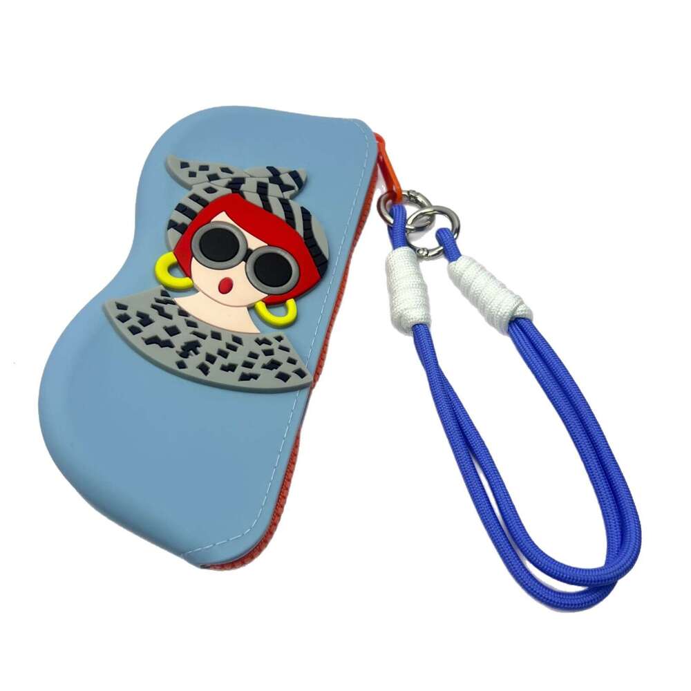 Silicone Cute Waterproof Portable Lightweight Sunglasses Bag Glasses Case Storage Box