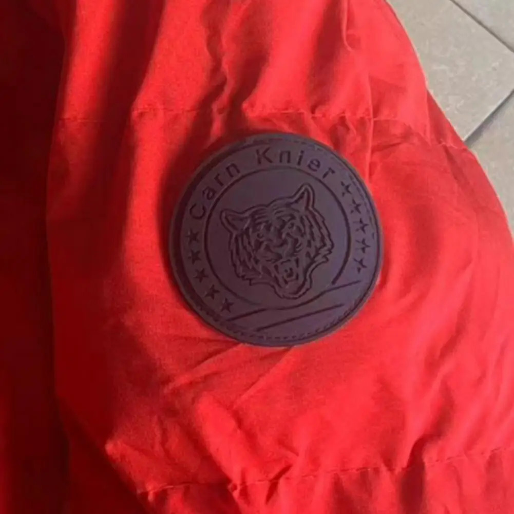 Men Quilted Jacket Solid Color Stand Collar Long Sleeve Zipper Closure Cotton Coat Thickened Jacket Down Cotton Puffer Outwear 251028CJ