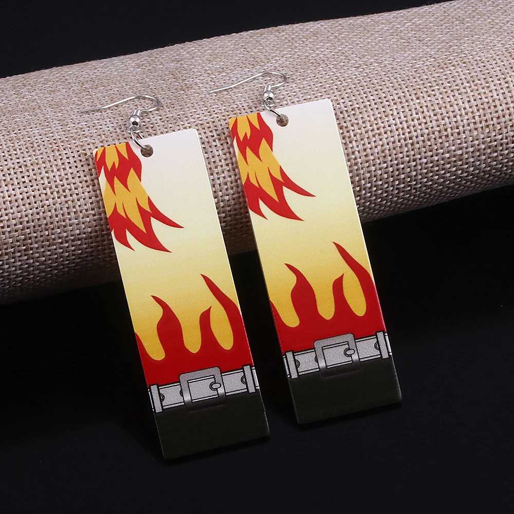 Anime Demon Slayer Acrylic Earrings Kimetsu no Yaiba Tanjirou Nezuko Shinobu Kyoujurou Muichirou Drop Earrings for Women Jewelry J251021
