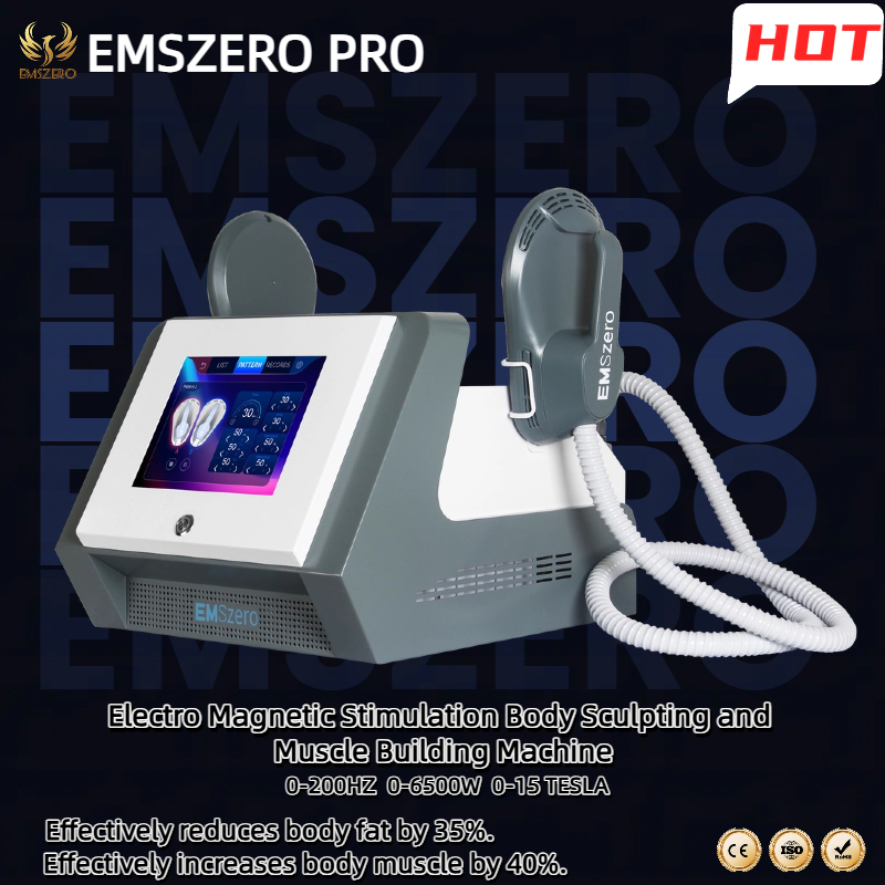 EMSzero Neo HIEMT EMS Sculpt Body Sculpting Weight Loss RF Electro Magnetic Stimulation Body Sculpting and Muscle Building Machine Slimming RF 200Hz 1