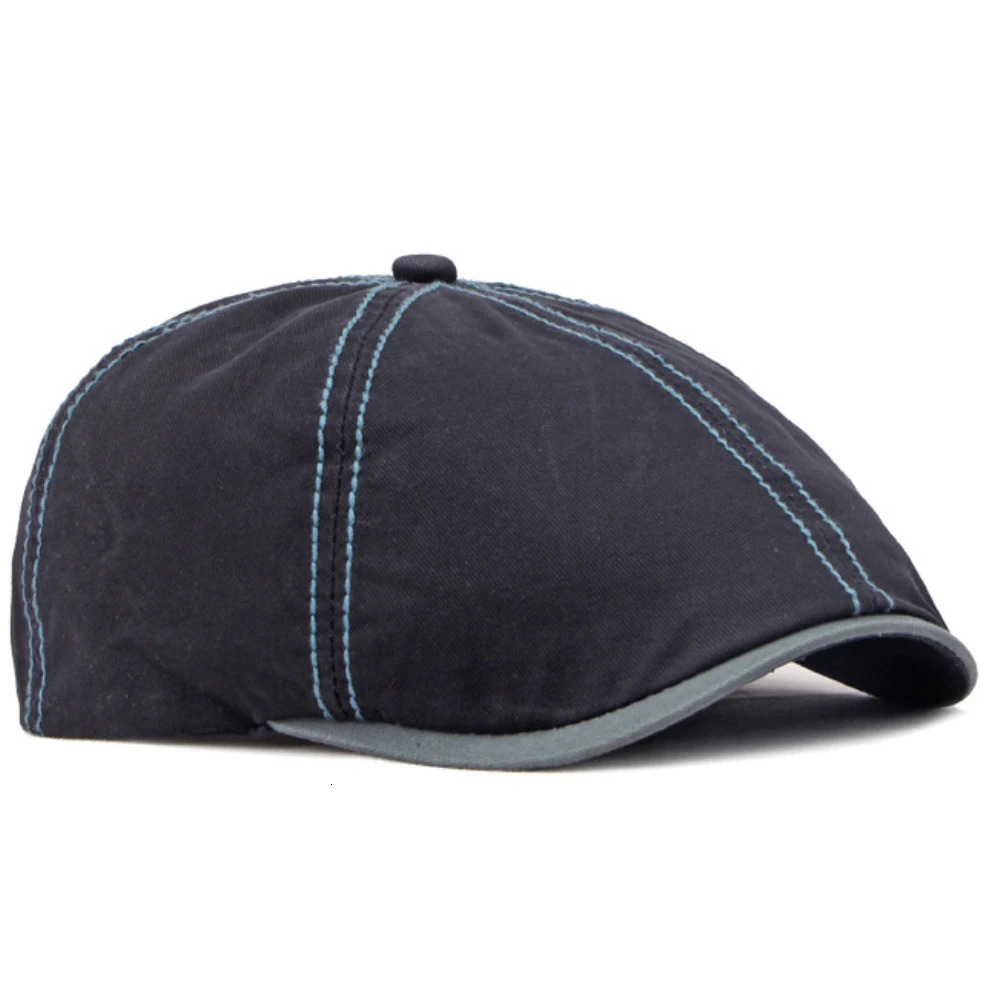 HT61 Beret Cap Men Women Spring Summer Sun Hat Octagonal Vintage Adjustable Ivy Flat Male Female Berets 251008