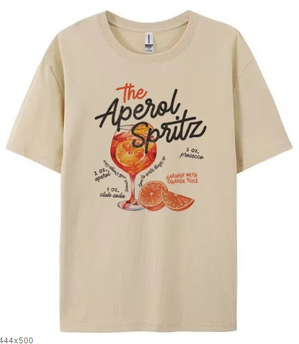 American comic style short-sleeved T-shirt in cotton - ZJ1459