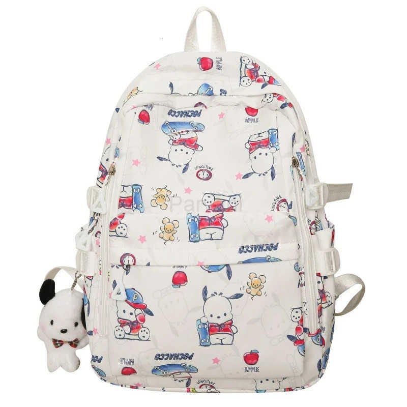 Sanrio Hellokitty Cartoon Backpack High Appearance Level Large Capacity Versatile And Casual Schoolbag For Commuting And Travel L251022