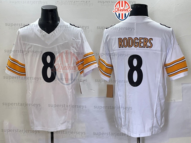 Custom Jersey 1933 Throwback Aaron Rodgers 33 Jack Sawyer Will Howard DK Metcalf Watt Football Patrick Queen Joey Porter Jr Franco Polamalu Fitzpatric