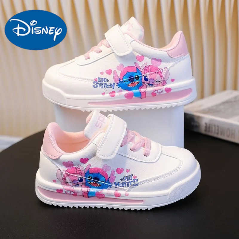 Disney New kids Stitch princess cute Casual shoes nonslip soft bottom sports shoes for girl gift eu size 2031 H2510221