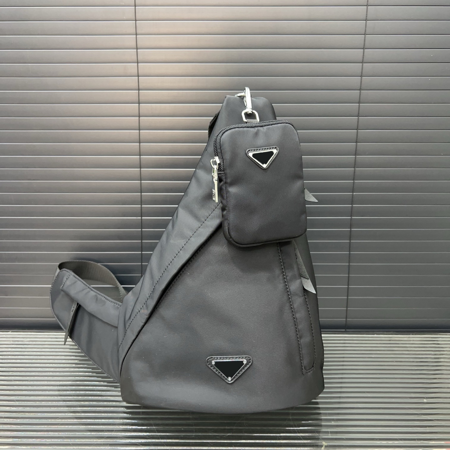 Black Nylon Waist Bag Designer Chest Bags Mens Leather Bumbag Womens Crossbody Fannypack Square Waist Bags Fashion Luxury Brand Coin Purse Travel Shoulder Bag