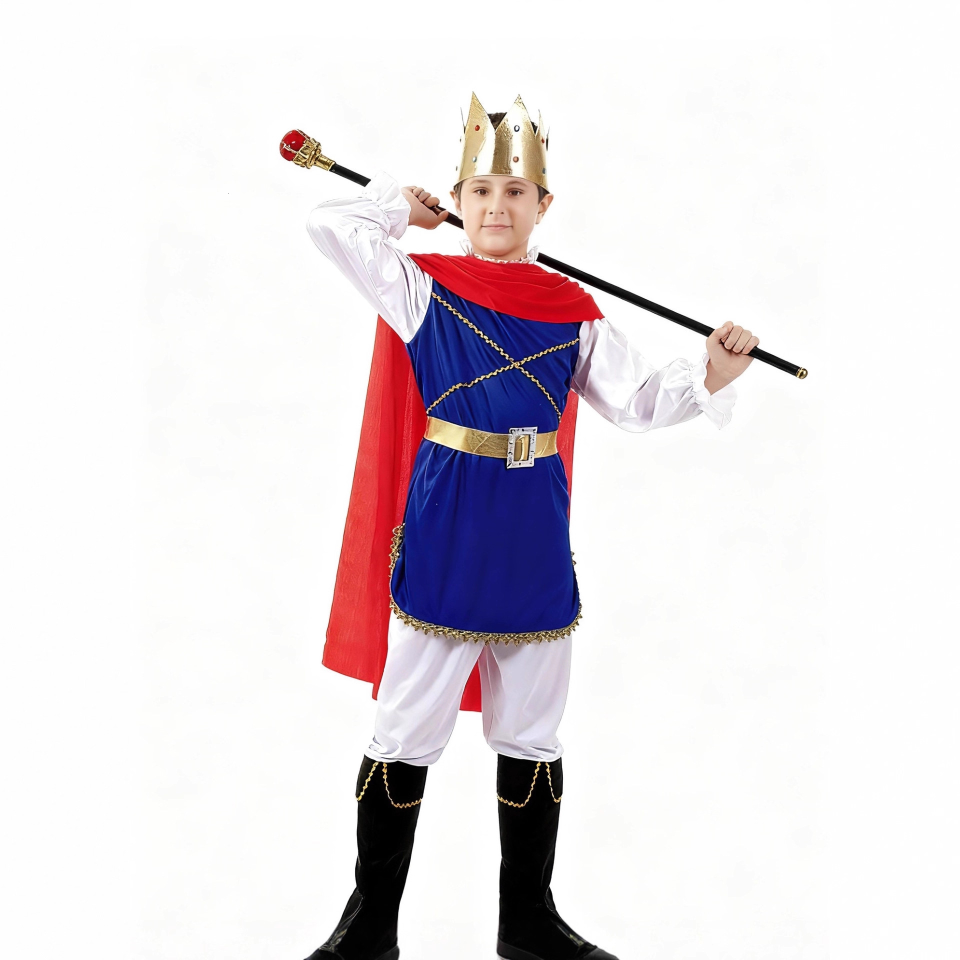 2025 Role Playing New Autumn and Winter Costumes Halloween Costumes Children's Prince Costumes Festival Luxury Party Performance Costumes
