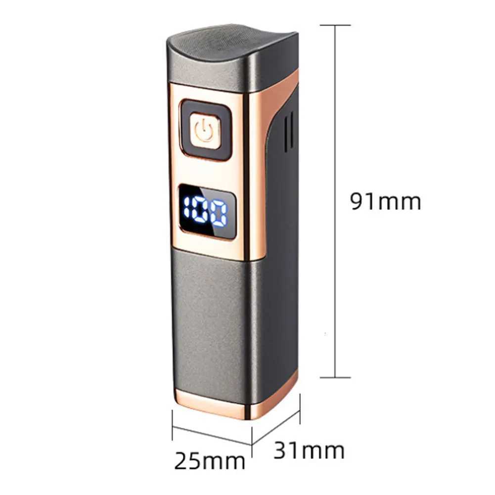 Windproof JetFlame Lighters TripleFlame Torch Lighter with Cigars Cutter Metal Butane Inflatable Lighter for Men C251022
