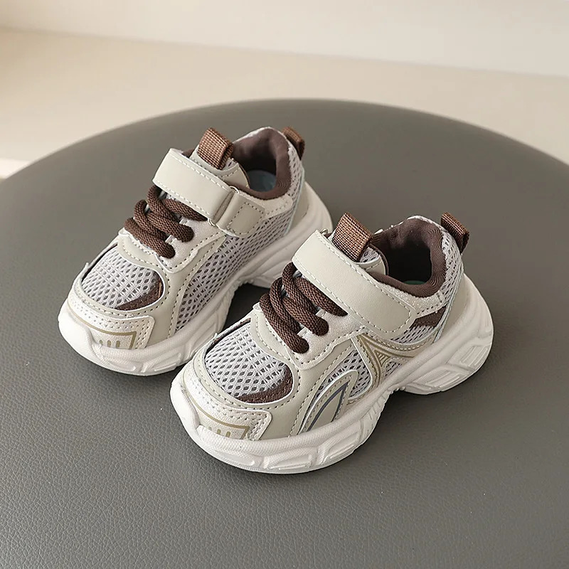 Spring Autumn Boys Kids Sport Shoes Girl Baby Toddler Mesh Breathable Casual Running Soft Soled Children Sneakers 251022