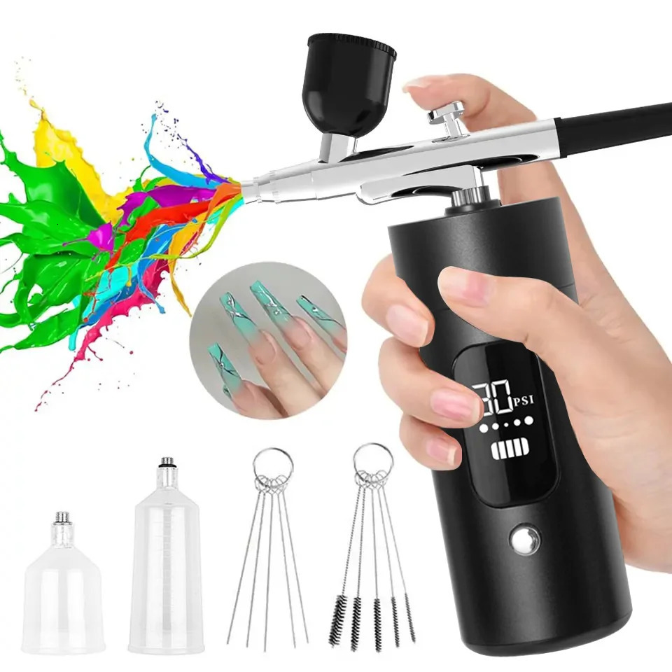 Airbrush with Compressor Airbrush Painting Mini Spray Gun for Painting Electric Paint Gun Airbrush Compressor Paint Spray Gun 251015