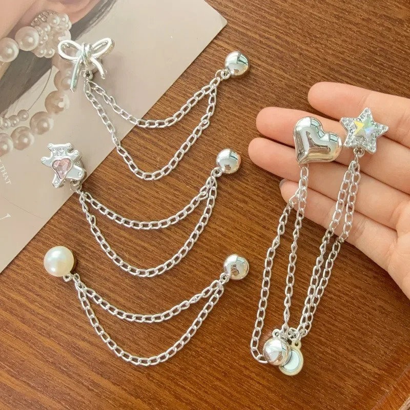 110Pcs Cartoon Magnetic Pants Leg Clip Shorts Trouser Legs Roll Up Pants Leg Clip Trouser Fixing Magnet Pin Sewing Supplies 251022