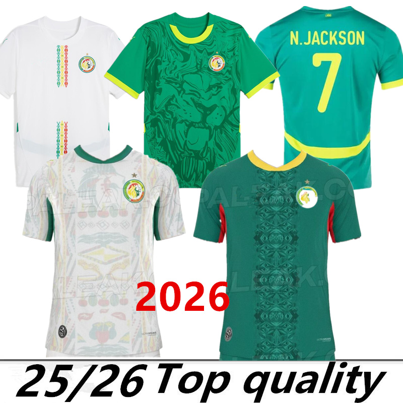 2025 Africa Cup Senegal jerseys 2026 World Cup MANE N.JACKSON Senegal football shirts kids kit KOULIBALY P.M.SARR NDIAYE NIAKHATE jersey national team fan version