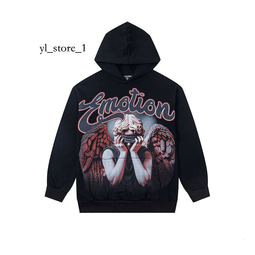 Mix Emotion Hoodie Zip Up Hood Jacket Harajuku Y2k Clothes Mens Gothic Punk Print Graphic Hoodies Designer Angels Sweatshirt Cardigan 2025 New Luxury Coat b8a