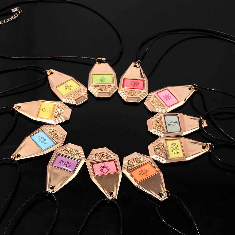 Anime Digimon Adventure Necklace 11 Styles Evolver Metal Pendant Friendship Love Csoplay Necklace Unisex Jewelry Accessorie Gift U251022