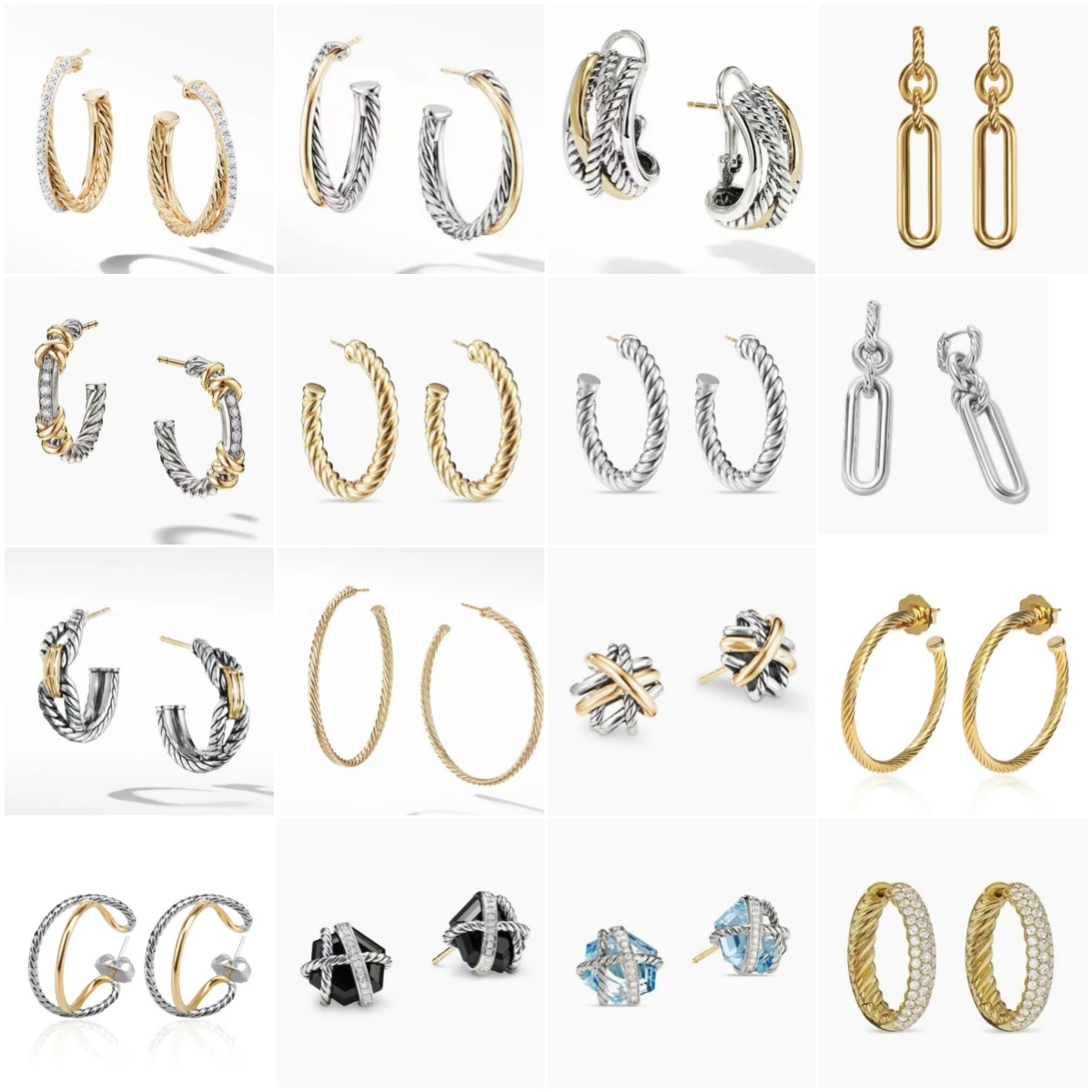 Fashion Designer Earrings Women's Jewelry Daily Style Wedding Party Silver Circle Stud Festival Gifts 30268