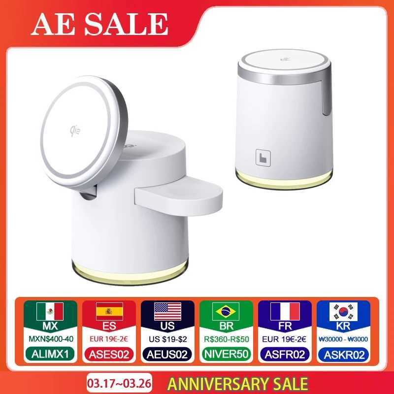 2025 New Qi2 Wireless Charger 3in1 Fast Charging Station Stand Folding Holder for iPhone 16 15 14 Pro Max Airpods Watch J251114