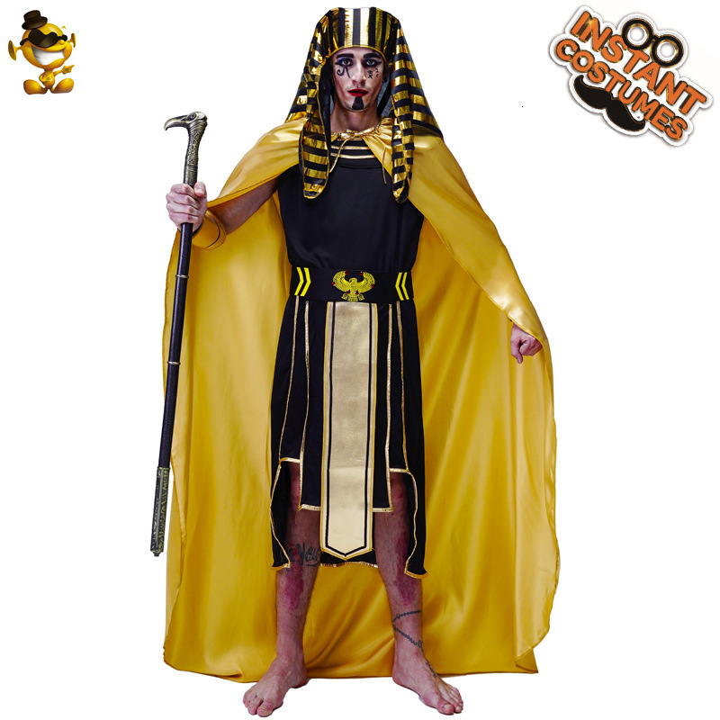 2025 Autumn/Winter New Adult Men's Designer Egyptian Costume Pharaoh Disguise Party Costume Role Playing Halloween Costume