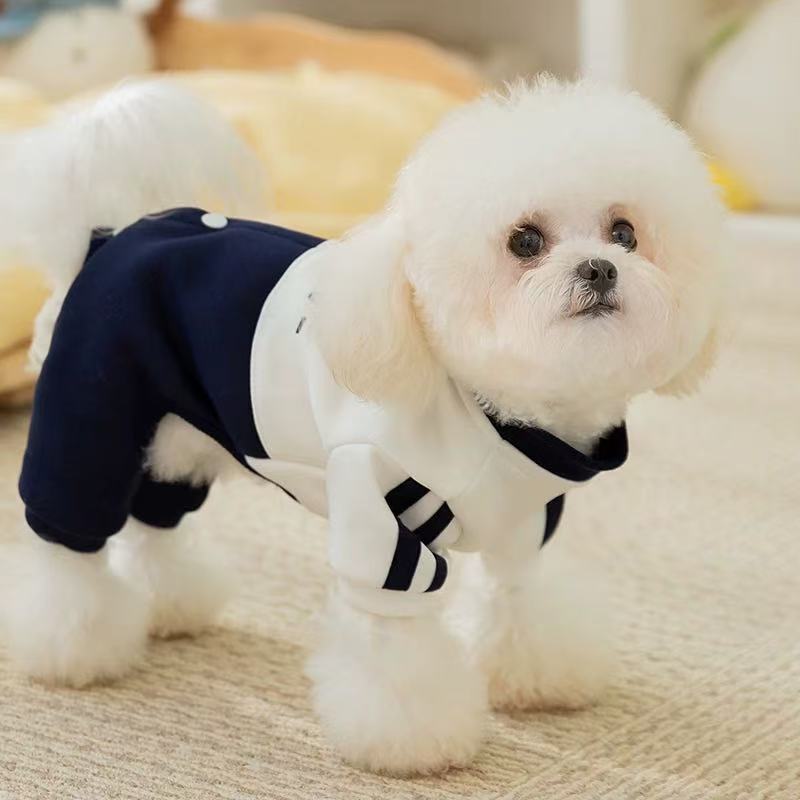 T1766 Dog clothes summer thin four-legged cat to prevent hair loss belly protection clothes Teddy Bichon small and medium-sized puppies