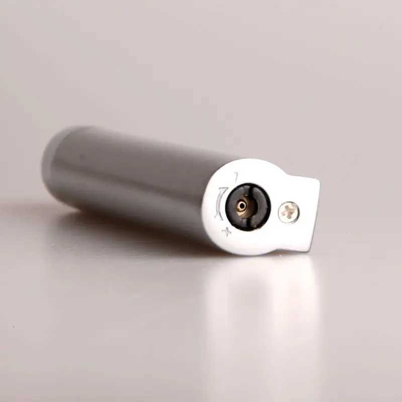 New Creative Turbo Jet Grinding Wheel Lighter Butane Flame Mini Metal Tool Suitable for Men Smoking Accessories with Flame Lock C251022