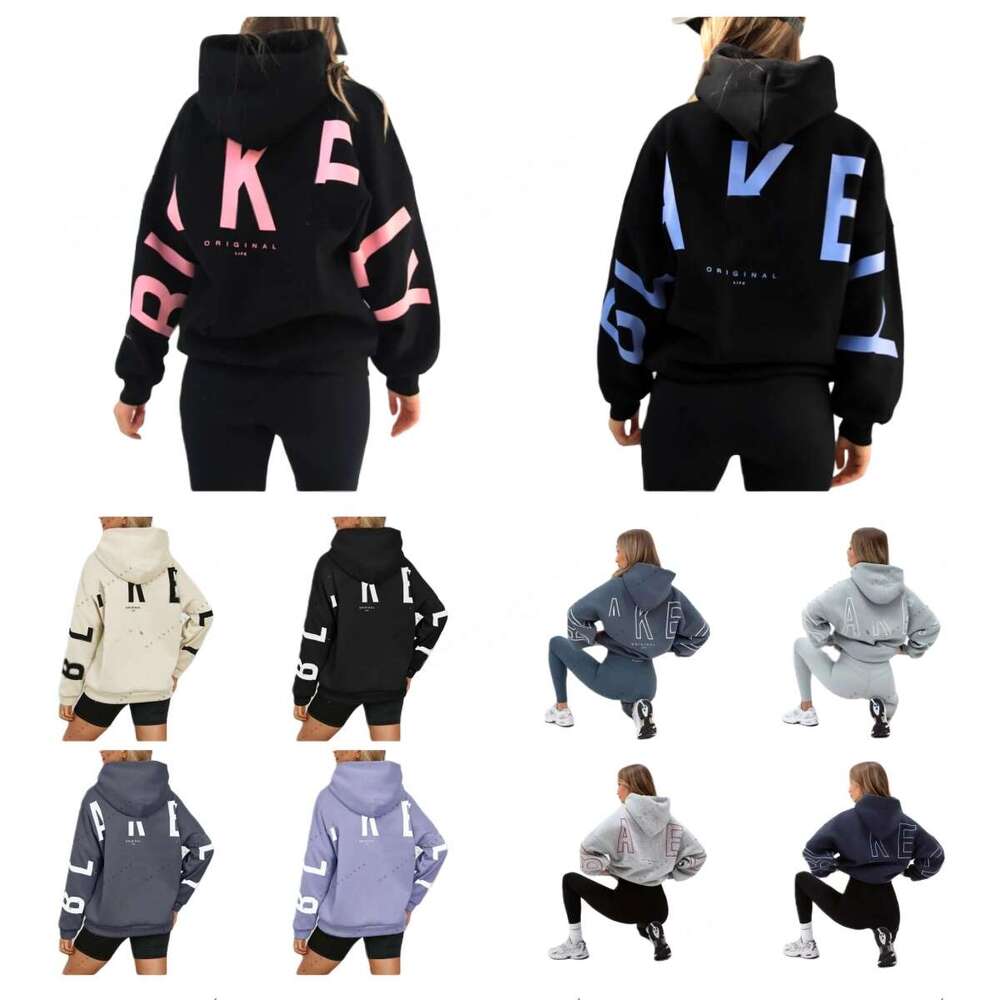 Blake Hoody Womens Pullover Designer Oversized Letter Printed Long Sleeve Hood blake Sweatshirt Woman Streetwear Fashion Hoodies Coat blaken tracksuit 7E
