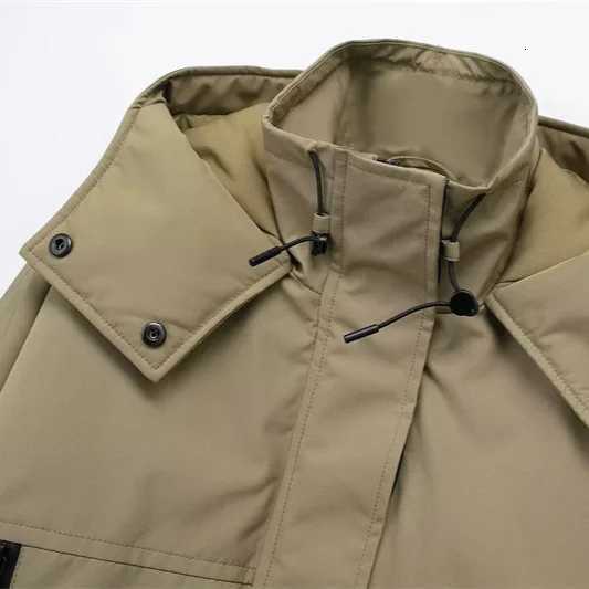 Street Style Hooded Short Loose Pure Color Workwear Jacket Cotton Outerwear New Fall Hot Sale Of The Season CrossBorder Fash1 Y251105