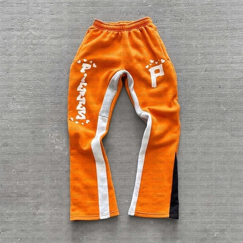 Vintage American Street Hip Hop Rock Punk Y2K Sports Style Straight Pants Letter Printing Casual Autumn And Winter Unisex 251017