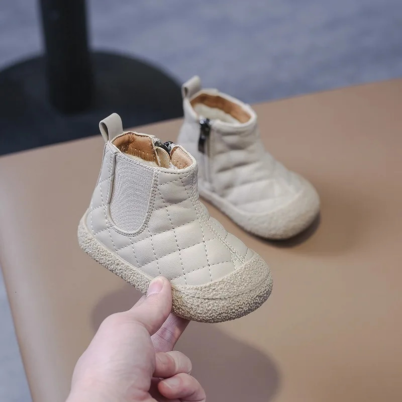 Winter Boots for Baby Boys Outdoor Girls Snow Plush Children Cotton Shoes Nonslip Kids Casual Infant Toddler 251022