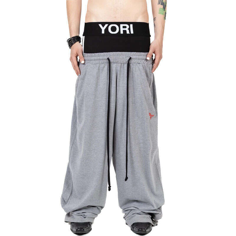 American Street Style Double Casual for Men and Women Y2K Harajuku Straight Pants High Waist Hip Hop Sweatpants