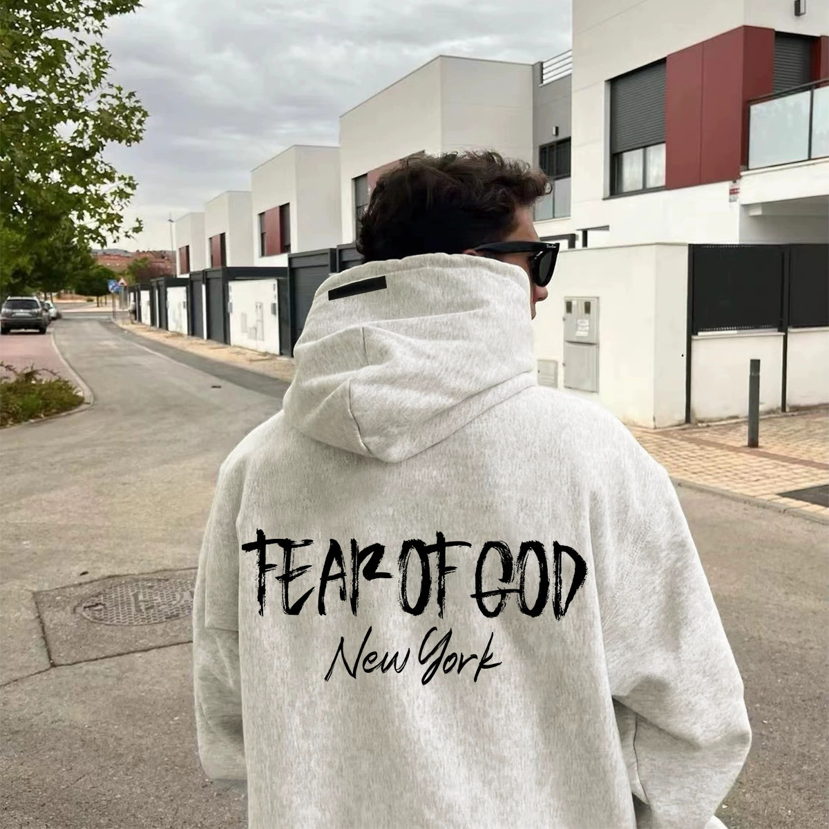 Fog Double Line ESSENTAILSZONE American New York Limited Edition Hoodie Autumn Winter Hooded Sweatshirt Designer Hoodie Jacket Tracksuit Men Polo Vest