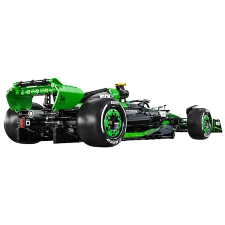 C64010W C44 Kick Sauber and Pirelli Licensed 18 Scale F1 Racing Car Building Blocks Set 2553 Piece Model Car Kit with DRS Syst J251022