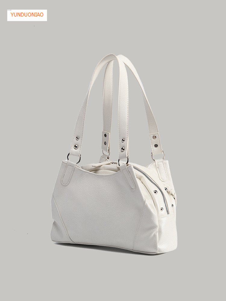 Sweet and Spicy Girl Motorcycle Bag Autumn/Winter New American Y2K Style Handbag Fashion Retro Luxury Style Women's Shoulder Bag Designer Bag