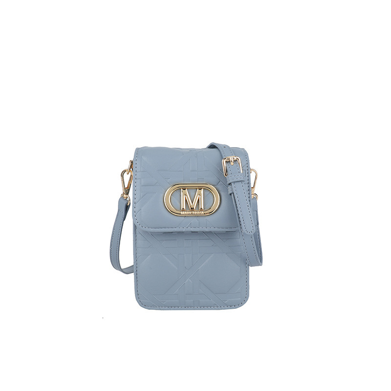 Luxury Brand Designer Bag 2025 Summer New Women's Bag High-End Quilted Luxury Vertical Phone Bag High-Quality Texture Single Shoulder Crossbody B