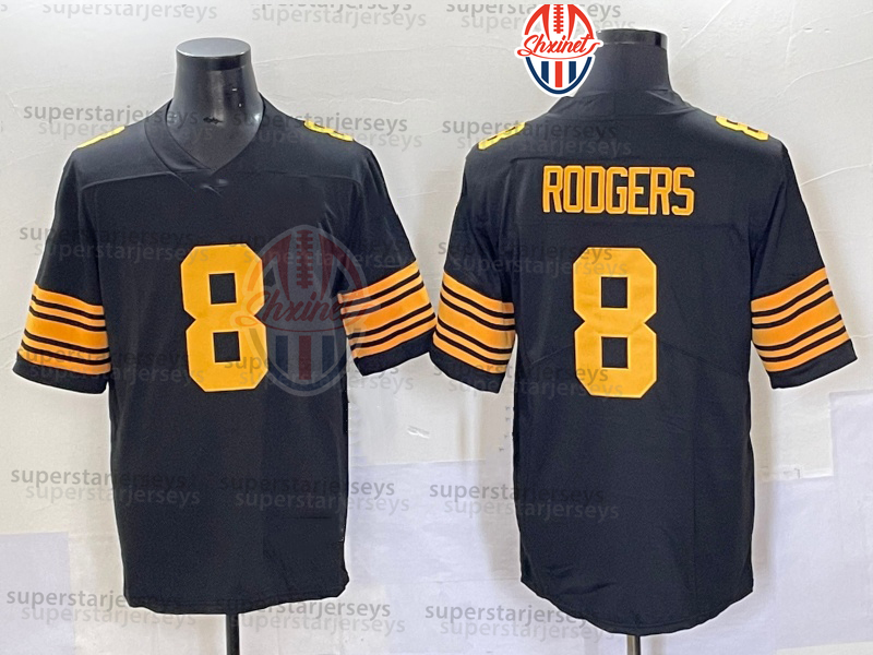 Custom Jersey 1933 Throwback Aaron Rodgers 33 Jack Sawyer Will Howard DK Metcalf Watt Football Patrick Queen Joey Porter Jr Franco Polamalu Fitzpatric