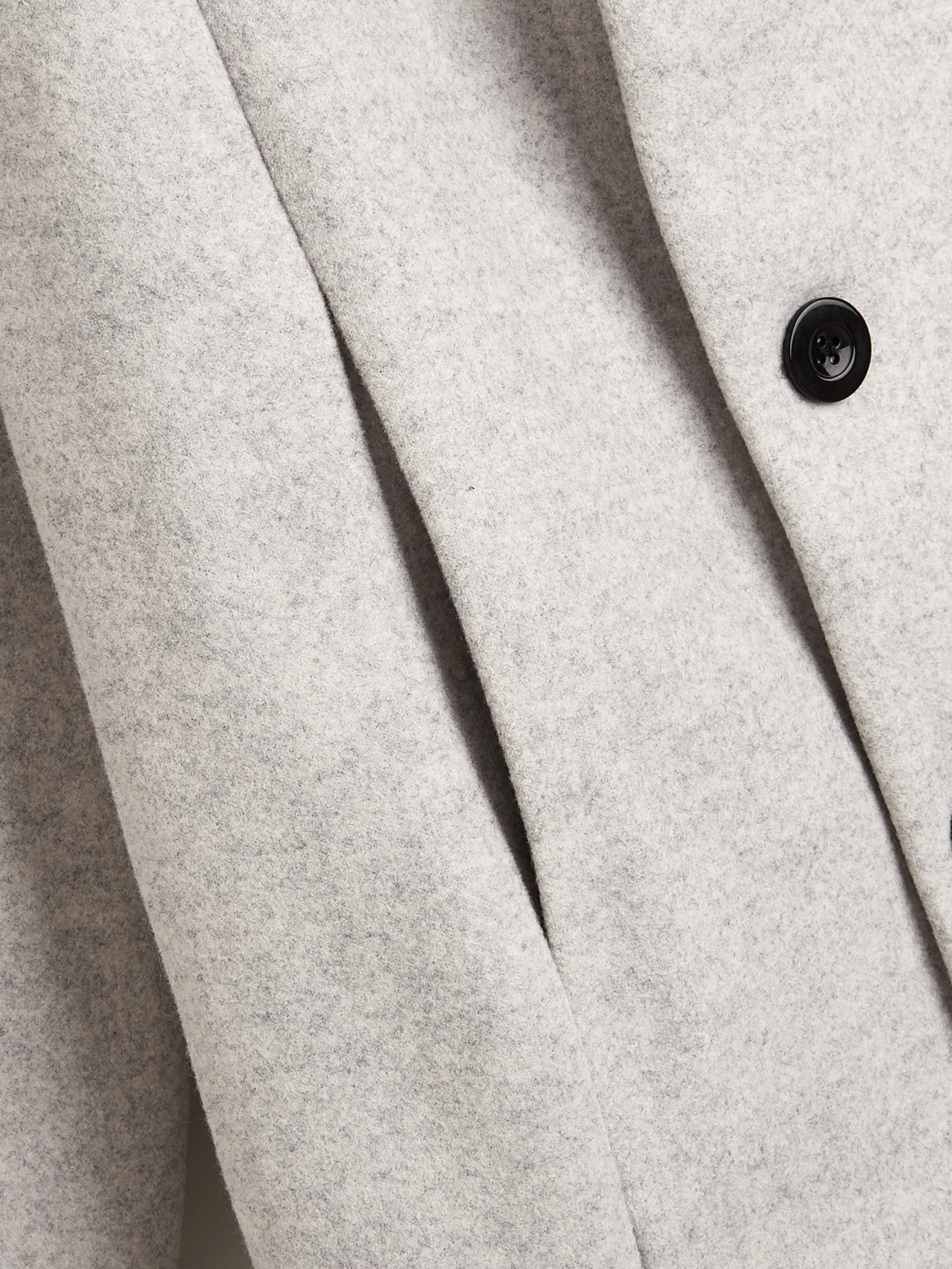 Winter Thickened Overcoat for Men Wool Blend Long Coat with Stand Collar Streetwear 251017