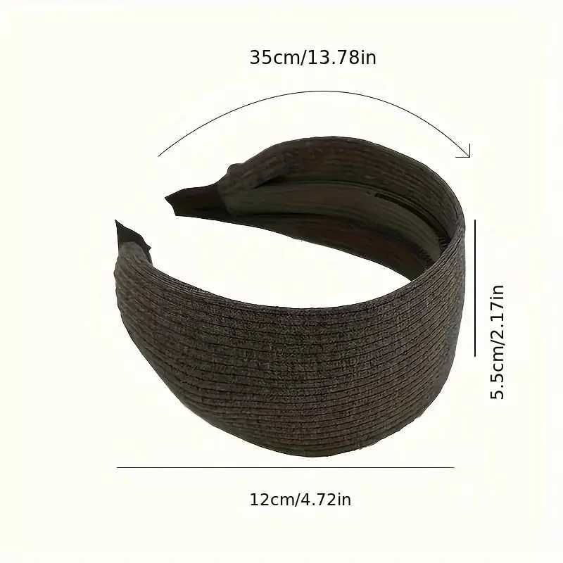 Retro High Crown WideEdged Headband for Women AntiSlip Hairpin Hair Ornament Elegant Hair Accessory for Formal Casual Events V251022