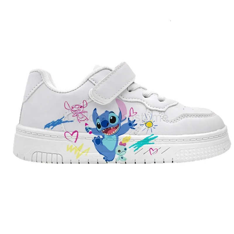 Disney Stitch Tennis Shoes Kawaii Stitch Kids Sport Shoes Children Casual Sneakers Anime Lilo Stitch Basket Shoes Size 2635 H251022