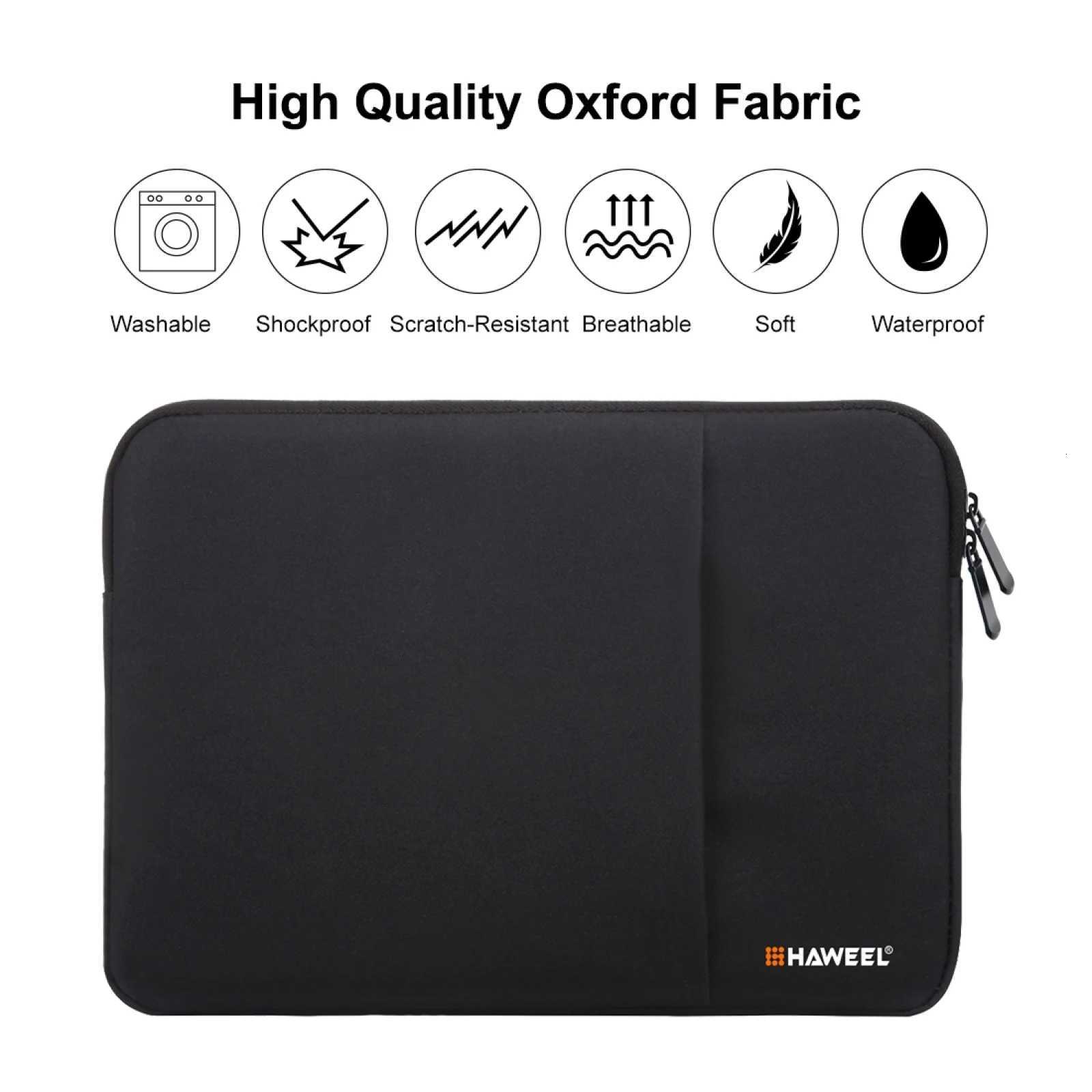 HAWEEL 15 13 11 inch Sleeve Case Zipper Briefcase Carrying Bag For Macbook Samsung Lenovo 11 13 15 inch Below Laptop Tablet W251022