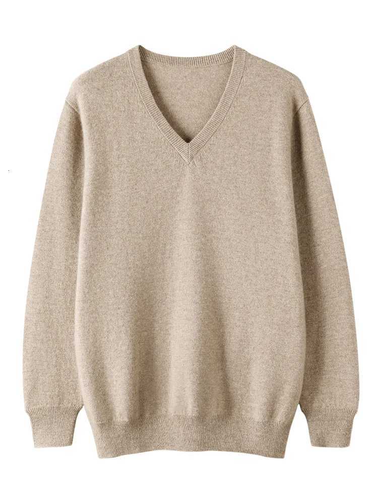 Basic Autumn Winter Men Sweater Classic 100 Cashmere Knitwear Smart Casual Pullover Solid Long Sleeve Clothing Tops Man JumperXJ251022