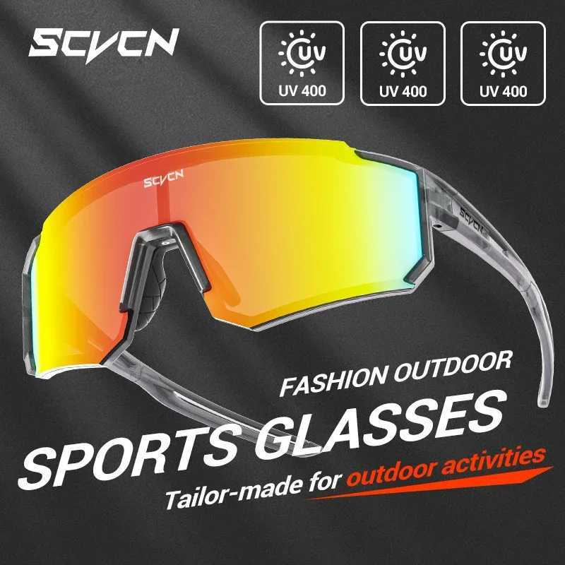 SCVCN Casual Sunglasses Cycling Glasses Outdoor Sports UV400 Bicycle Equipment Camping Fishing Eyewear Road Bike Racing Driving H251021