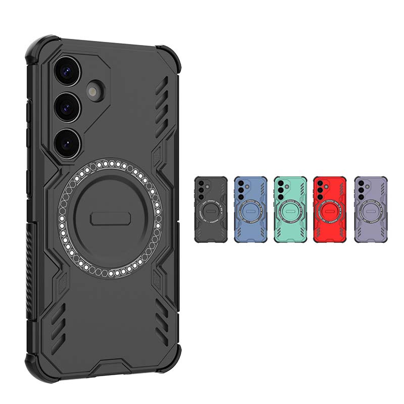 Air Cushion Magnetic Case for Samsung S25 A06 A16 A26 A55 A56 A35 A07 A15 A17 A25 M56 Heat Dissipation Anti-Drop Protection